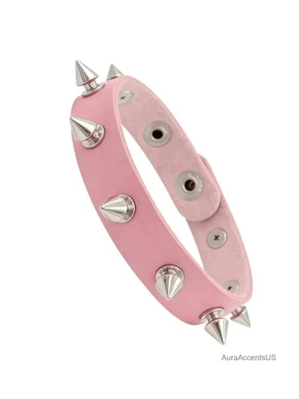 Punk Rock Faux Leather Cuff Bracelets Set for Women 80s 90s Emo Jewelry Gift